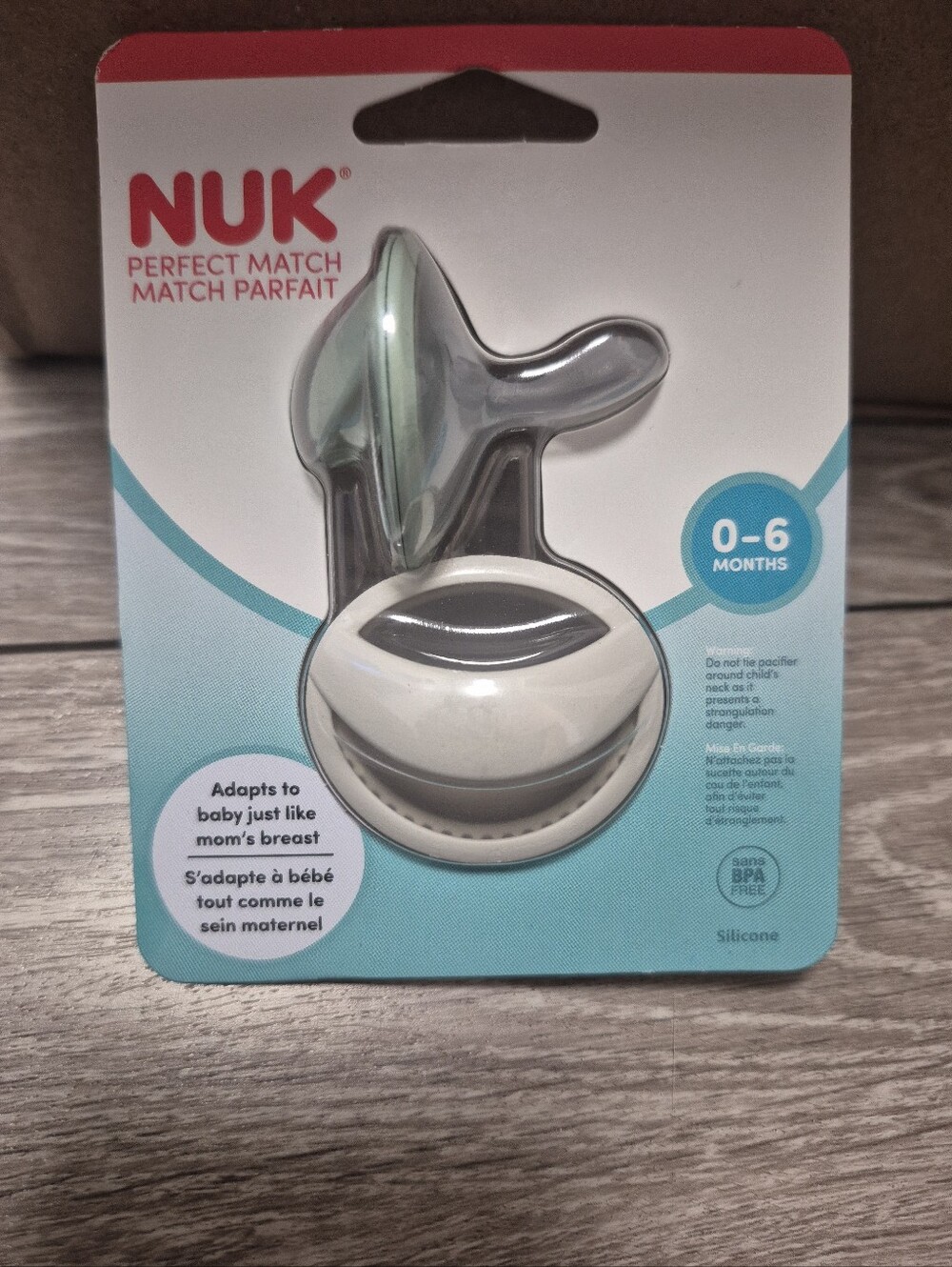 NUK Perfect Match Silicone Baby Pacifiers 0-6 Months Orthodontic Nipples NEW